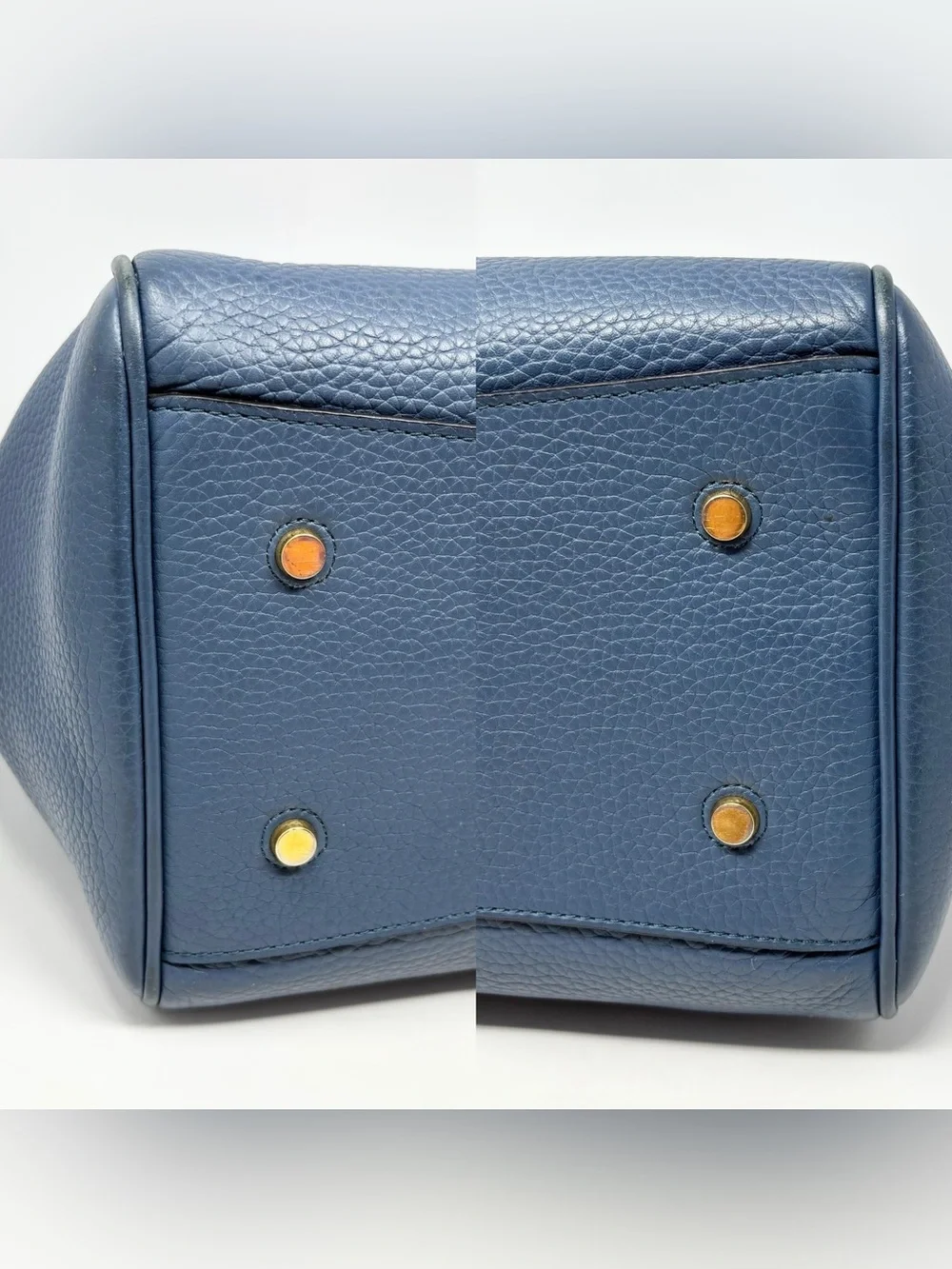 Mulberry Belted Bayswater Tote Slate Blue Leather Tote Bag Meghan Markle